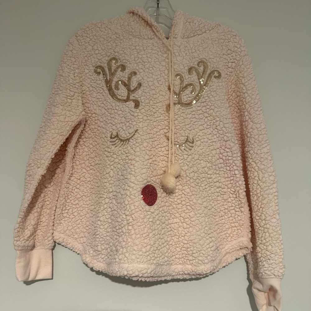 Chance or fate reindeer sweater and sweatpants